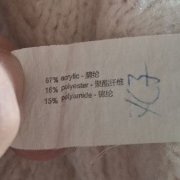 Zara Girls' White Cable Knit Sweater with Embroidered Collar - Size 3-4 Years - Picture 3 of 5